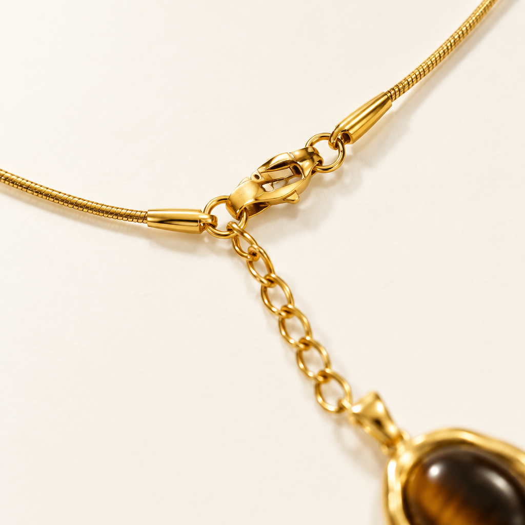 Snake chain, clasp and extender